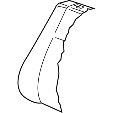 Audi 8K0-881-805-BF-IMZ Seat Back Cover 8K0-881-805-BF-IMZ Audi Seat Back Cover Illustration 1 of 1