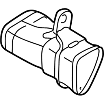 Audi TT Air Duct - 8N0-129-604-A