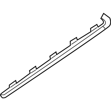 Audi 4L0-853-345-F-2ZZ Lower Molding Audi 4L0-853-345-F-2ZZ Lower Molding