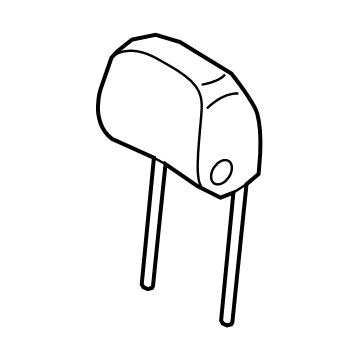 Audi 8W6-881-901-AB-38M Headrest 8W6-881-901-AB-38M Audi Headrest Illustration 1 of 1