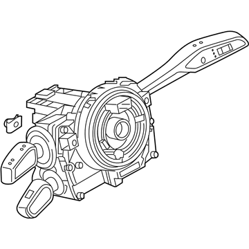 Audi Windshield Wiper Switch - 4N0-907-129-BH