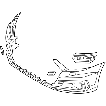 Audi A8 Quattro Bumper Cover - 4N0-807-065-GRU