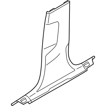 8W8-867-240-A-4PK Audi Pillar Trim Illustration 1 of 1