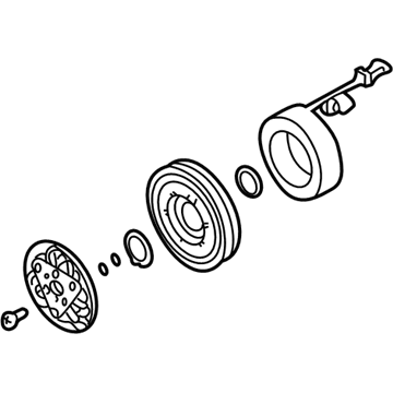 Audi A/C Compressor Clutch - 8D0-260-811-A