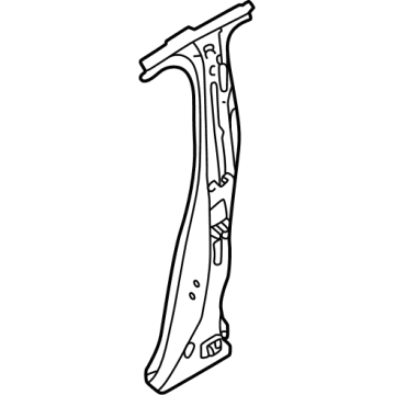 Audi 9J1-809-511-Y Center Pillar Reinforcement 9J1-809-511-Y Audi Center Pillar Reinforcement Illustration 1 of 1