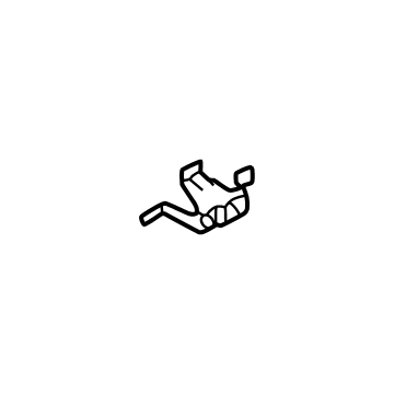 Audi 9J1-809-627-Y Outer Reinforcement Bracket 9J1-809-627-Y Audi Outer Reinforcement Bracket Illustration 1 of 1