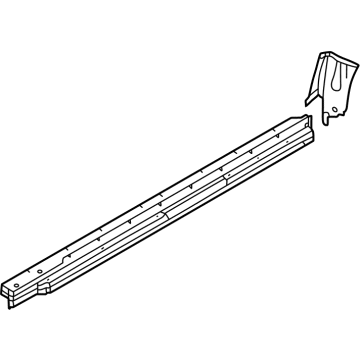 4J3-809-751-A Audi Rocker Reinforcement Illustration 1 of 1
