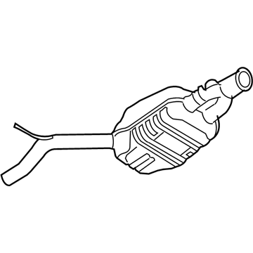 Audi S4 Exhaust Resonator - 8E0-253-609-HQ