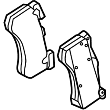 Audi S7 Brake Pads - 4G0-698-151-AF