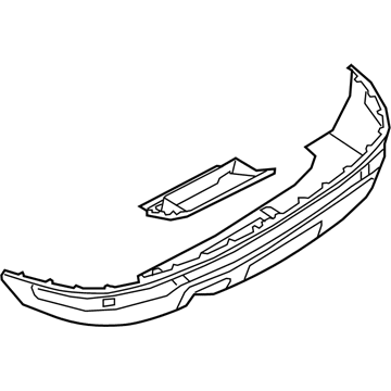Audi Q3 Quattro Bumper Cover - 8U0-807-434-R-GRU