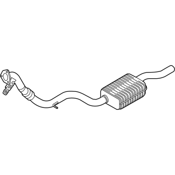Audi A4 allroad Exhaust Pipe - 8W0-253-350-R
