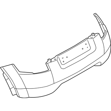 Audi TT Bumper Cover - 8N0-807-511-A-GRU