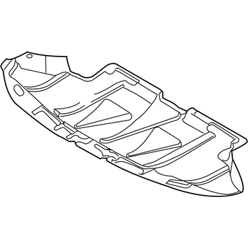 8E0-863-821-AK Audi Splash Shield Illustration 1 of 1
