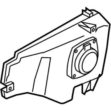 Audi TTS Quattro Car Speakers - 8J8-035-382-A