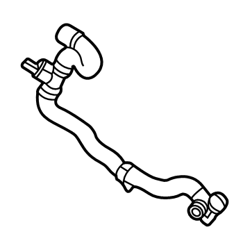 Audi 80A-145-053-J Connector Hose 80A-145-053-J Audi Connector Hose Illustration 1 of 1