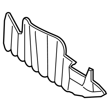 Audi 4M0-505-415-D Stone Guard 4M0-505-415-D Audi Stone Guard Illustration 1 of 1
