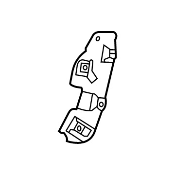 9J1-867-729-A Audi Rear Sill Plate Bracket Illustration 1 of 1