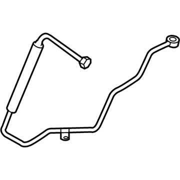 Audi 4E0-422-893-J Pressure Line Assembly