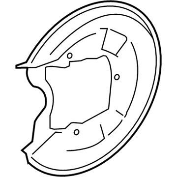 Audi TT RS Quattro Brake Dust Shields - 8J0-615-612-B