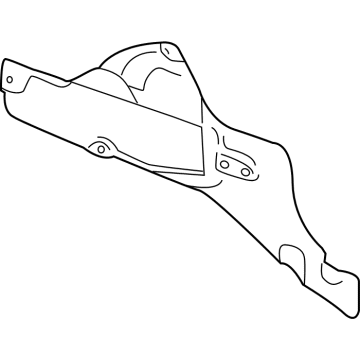 Audi A4 allroad Exhaust Heat Shield - 8W0-804-162-B