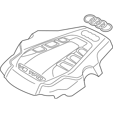 Audi A6 Quattro Engine Cover - 06E-103-925-Q
