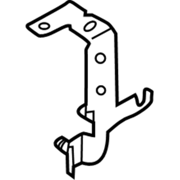 Audi 420-611-791-A Vacuum Tube Rear Bracket 420-611-791-A Audi Vacuum Tube Rear Bracket Illustration 1 of 1