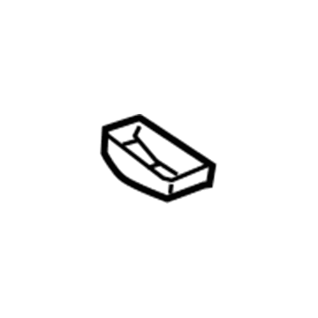 Audi 8E0-857-563-A-61S Bracket Cap 8E0-857-563-A-61S Audi Bracket Cap Illustration 1 of 1