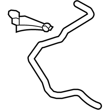 1K0-122-109-CB Audi Reservoir Hose Illustration 1 of 1