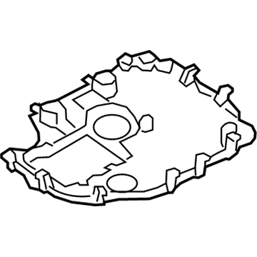 Audi Oil Pan Baffle - 06J-103-138-F