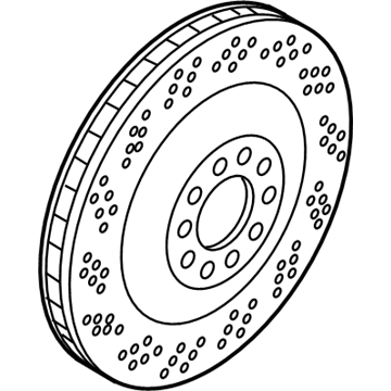 Audi Brake Rotor - 420-615-601-F