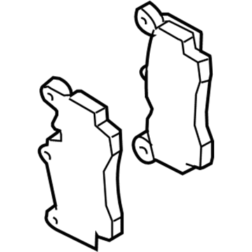 Audi Q7 Brake Pads - 7L0-698-451-F