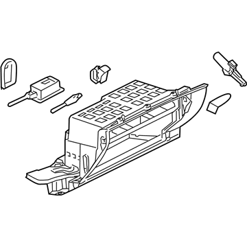 Audi S8 Glove Box - 4E1-880-384-9D6