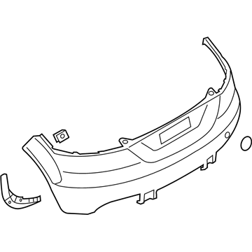 Audi TT RS Quattro Bumper Cover - 8J0-807-303-G-GRU
