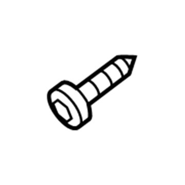 Audi N-910-742-01 Windshield Pillar Trim Clip