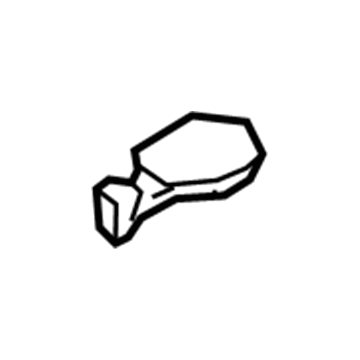 Audi 8P0-861-849-01C Hook 8P0-861-849-01C Audi Hook Illustration 1 of 1