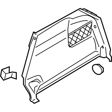 8P4-863-879-P-9BT Audi Side Trim Illustration 1 of 1