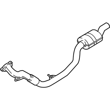 Audi SQ5 Sportback Exhaust Pipe - 80A-253-300-N