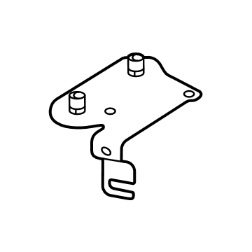 Audi 4M0-820-196-G Lower Bracket 4M0-820-196-G Audi Lower Bracket Illustration 1 of 1