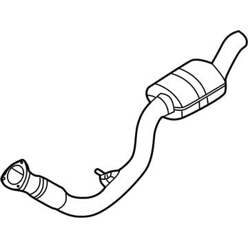 Audi S7 Sportback Exhaust Pipe - 4K0-253-300-F