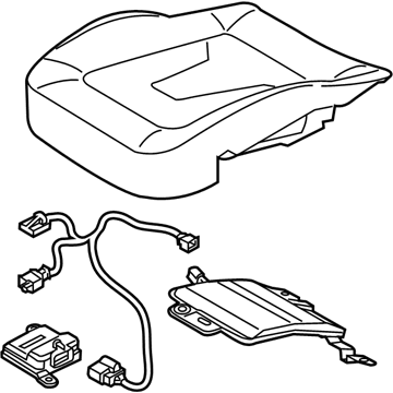 Audi Q3 Seat Cushion - 8U0-898-522-D