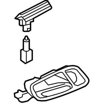 Audi 420-837-020-A-H77 Handle, Inside Audi 420-837-020-A-H77 Handle, Inside