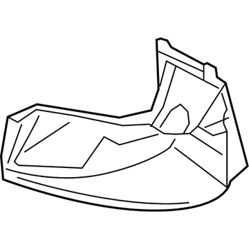 Audi 8E0-121-281-F Air Duct 8E0-121-281-F Audi Air Duct Illustration 1 of 1