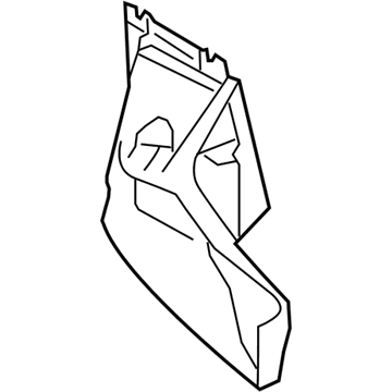 Audi 8E0-121-282-F Air Duct 8E0-121-282-F Audi Air Duct Illustration 1 of 1