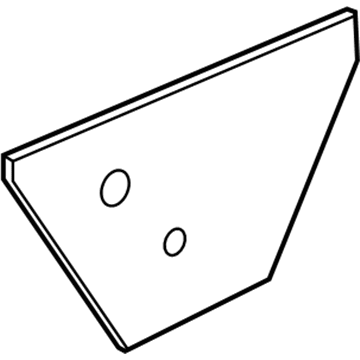 Audi 8K0-863-979-C Sound Absorber 8K0-863-979-C Audi Sound Absorber Illustration 1 of 1