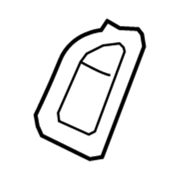 8K1-959-829-BD6 Audi Fuel Door Switch Bezel Illustration 1 of 1