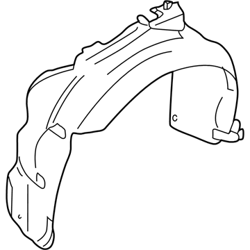 Audi A4 Wheelhouse - 8D0-821-171-B