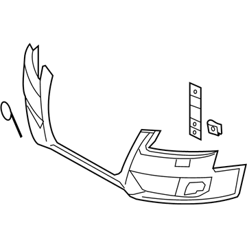 Audi A5 Bumper Cover - 8T0-807-105-F-GRU