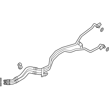 Audi Q7 Transmission Oil Cooler Hose - 7L8-317-801-F