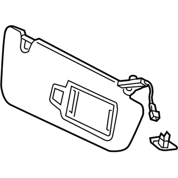 Audi S8 Sun Visor - 4N0-857-551-A-EU4