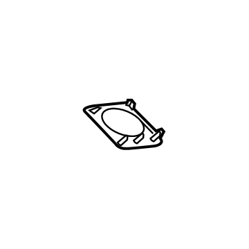 Audi 4N4-868-149-1LX Speaker Grille 4N4-868-149-1LX Audi Speaker Grille Illustration 1 of 1